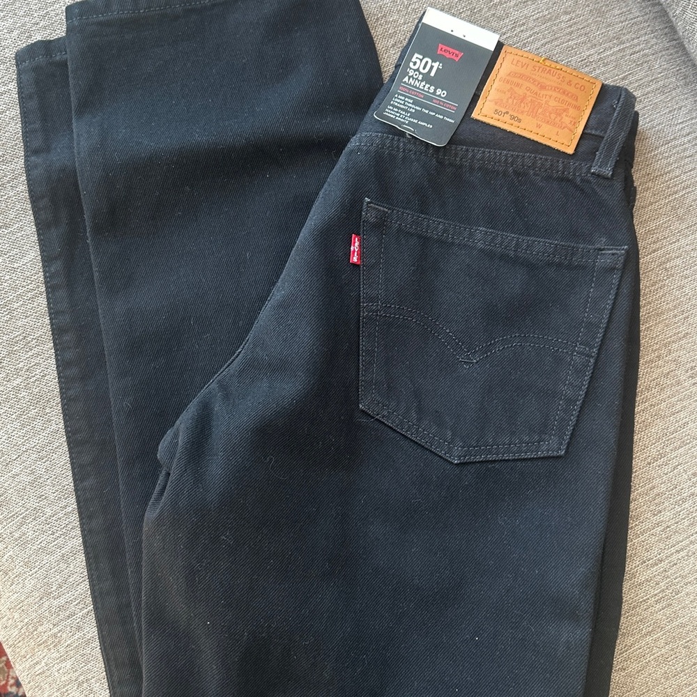 Levi's 501 Straight Leg Jeans in Black